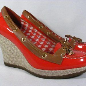 Sperry Top Sider Coral Deck Style Wedge - Size 7